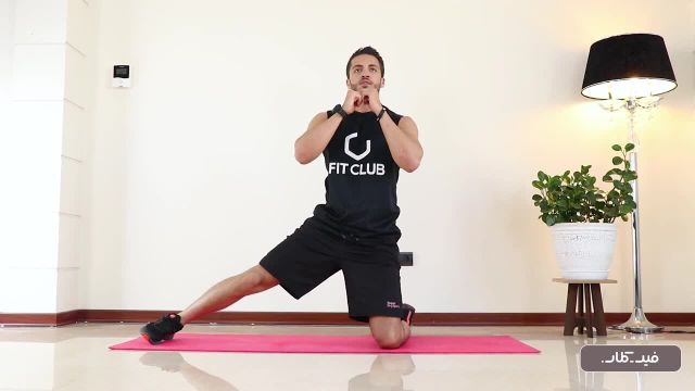 تمرین بدنسازی اسکات تک پا با وزن بدن (نشسته)