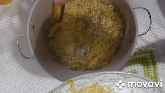 روش پخت برنج با قورمه گوشت خوشمزه و بی نظیر غذای مجلسی افغانی