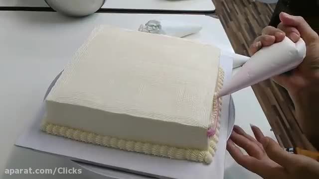 ایده بسیار جالب برای تزیین کیک || آموزش تزیین کیک