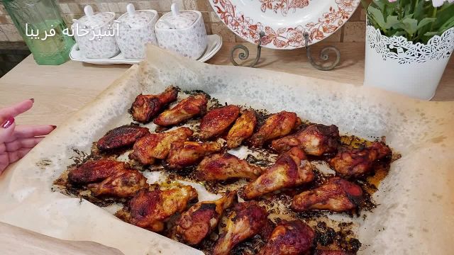 روش پخت بال مرغ خوشمزه وآسان در فر با روشی متفاوت