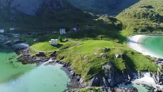 ویدئویی آرامش بخش از پرواز در آسمان نروژ