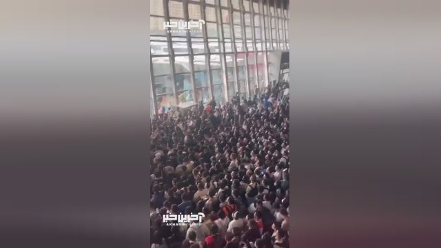 ویدئویی از روز تعطیل ایستگاه راه آهن در چین
