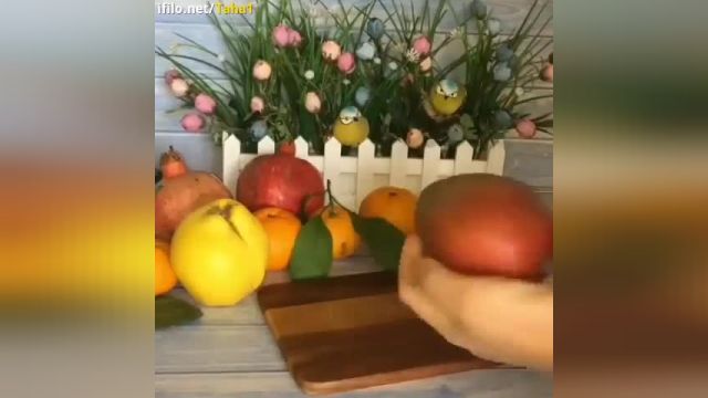 آموزش هنر زیبای تزئین میوه آرایی