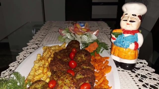 طرز تهیه كتلت سنتي آذربايجان پوک و خوشمزه با دستور ساده و آسان