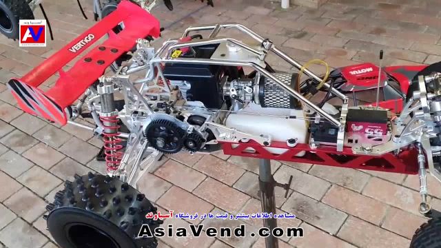 ماشین کنترلی بنزینی تمام فلز دیدنی  | Asia Vend RC Car