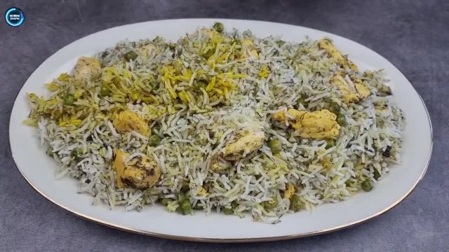طرز تهیه نخود پلو با مرغ خوشمزه و بی نظیر غذای مجلسی افغانی