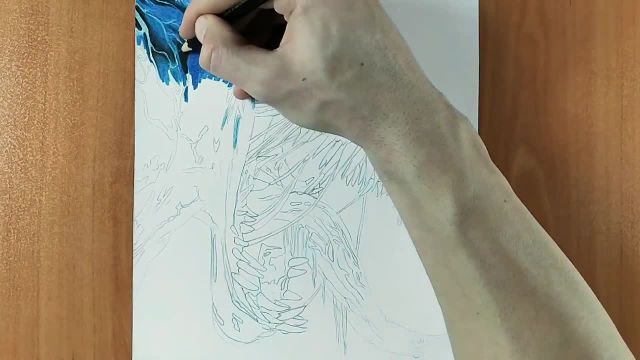 راهنمایی کامل برای طراحی ویدئوی تایم لپس نقاشی ونوم رنگارنگ