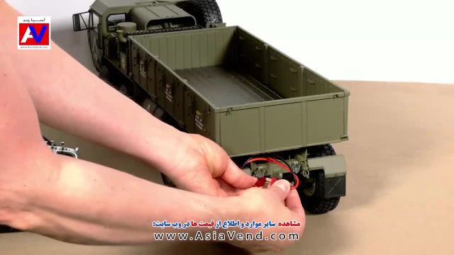 اسباب بازی ماشین ارتشی |  کامیون نظامی کنترلی آسیاوند