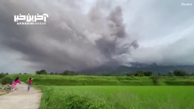 فوران آتشفشان در اندونزی با 23 نفر کشته و مفقودی