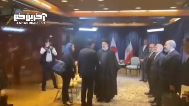 دیدار نخست وزیر ژاپن با رئیس‌جمهور ایران + فیلم