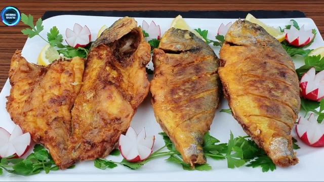 طرز تهیه ماهی سرخ کرده مجلسی و خوشمزه به سبک افغان ها