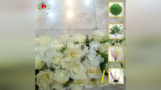 لیست پنل گل مصنوعی سفید رنگ| فروشگاه ملی