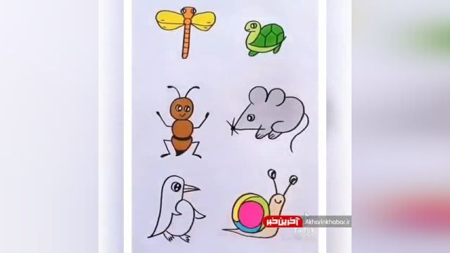 آموزش نقاشی به کودکان با استفاده از اعداد انگلیسی | ویدیو