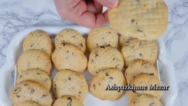 روش پخت کلچه کشمشی افغانی ترد و خوشمزه با دستور خانگی