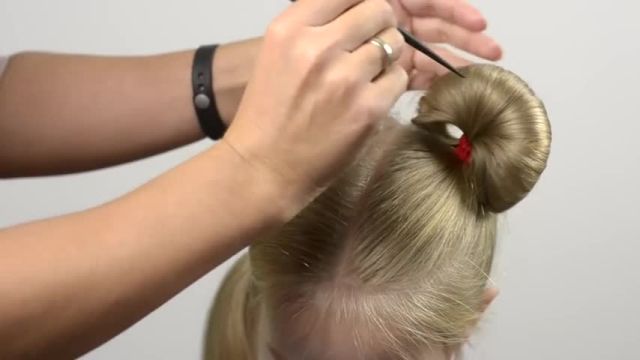 آموزش بستن موی گوجه ای برای بچه | مینی موس