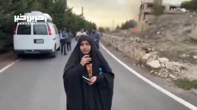 روایت خبرنگاران ایرانی در جنوب لبنان و لحظه حمله موشکی اسرائیل به آنها