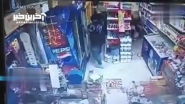 فیلم حمله 3 شرور به یک سوپر مارکت در خیابان زمزم