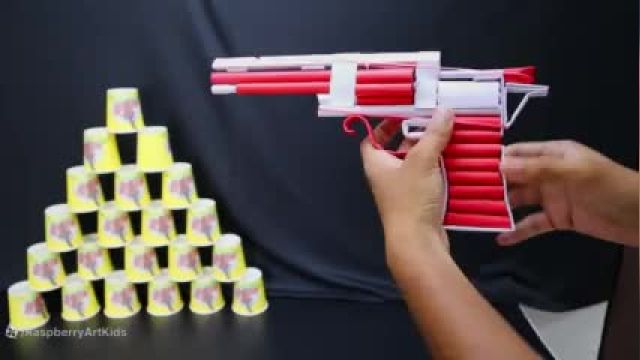 آموزش ساخت اسلحه کاغذی/بازی/سرگرمی
