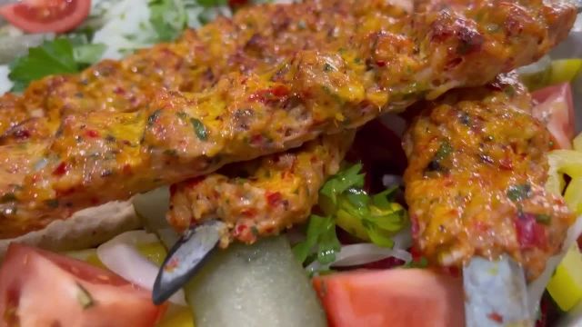 بهترین دستور پخت مرغ ترکی آدنا کباب خانگی با سیخ (جواد جوادی)