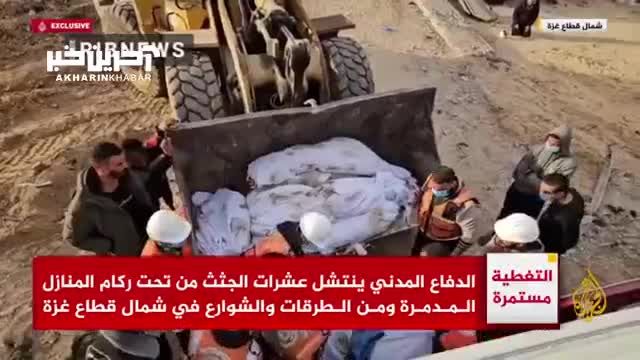 آرامش و احترام: دفن پیکر شهدا در گورهای دسته جمعی غزه
