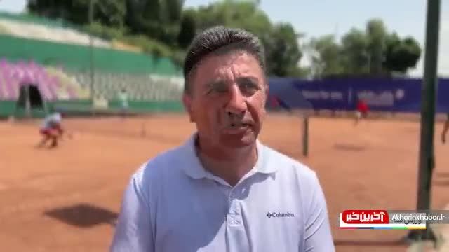 صحبت‌های قلعه‌نویی در تمرین تیم ملی تنیس | ویدیو