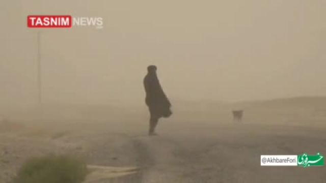 وزش طوفان گردوخاک در سیستان و بلوچستان | ویدیو