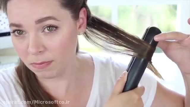 آموزش فر کردن مو به کمک اتو و سشوار