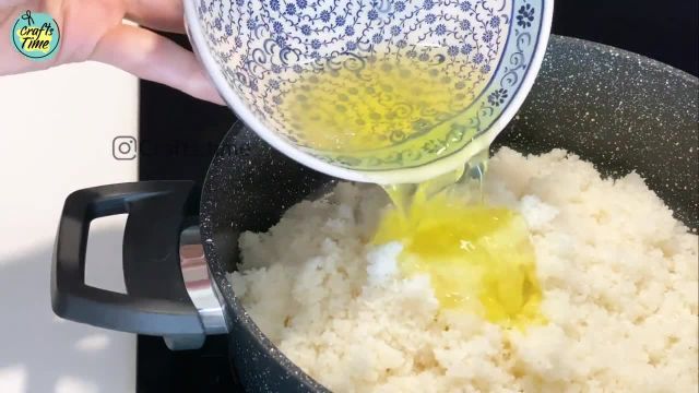 دستورالعمل خانگی برای پخت شیرینی نارگیلی اصل