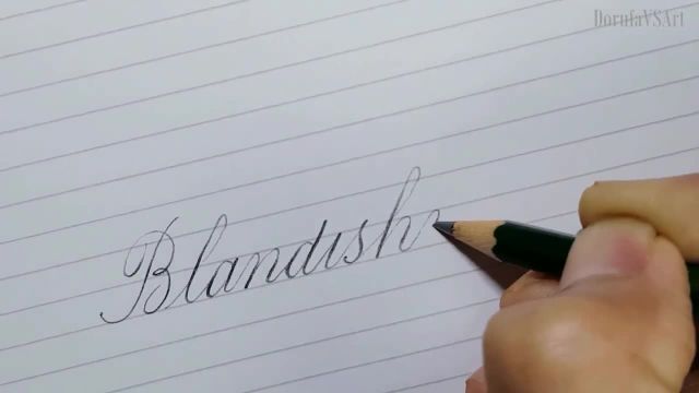 خوشنویسی خط مسی با مداد | نوشتن کلمات پیچیده و سخت در انگلیسی