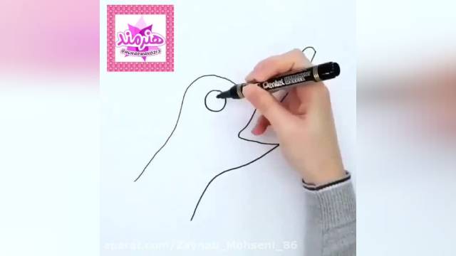 آموزش نقاشی حیوانات با استفاده از دست