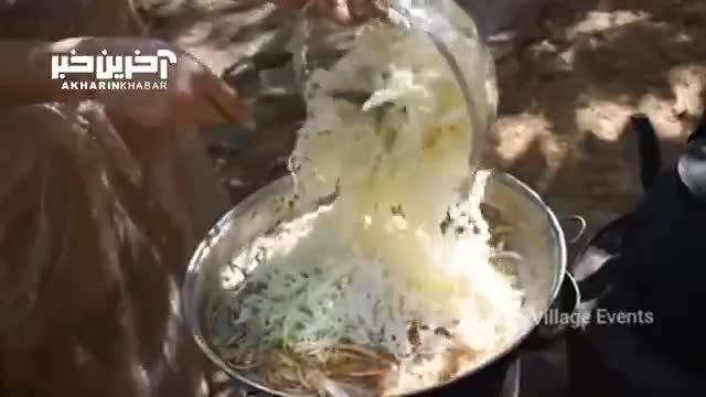 دستور پخت متفاوت کلم پلو با گوشت توسط 2 خواهر کردستانی