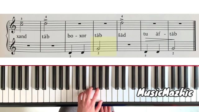 آموزش پیانو مبتدی | کتاب نیکلایف | جلسه 4