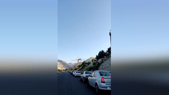 تهران؛ صف عجبب پمپ بنزین شمال اتوبان یادگار | ویدیو