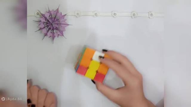 آموزش آسان و سریع حل مکعب روبیک 3×3