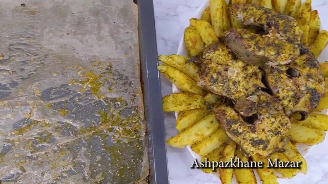 طرز تهیه ماهی داشی با کچالو خوشمزه و مجلسی غذای جدید افغانی