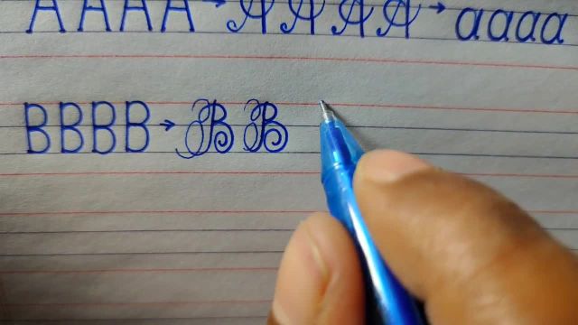 نحوه نوشتن الفبای چاپی و خط شکسته | تمرین حروف بزرگ و کوچک انگلیسی