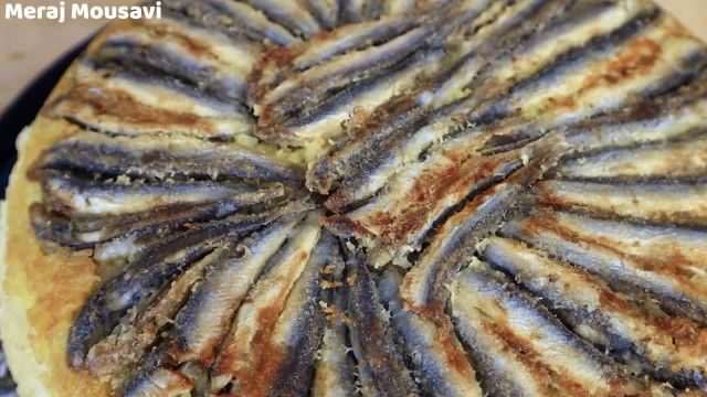 طرز تهیه ته انداز ماهی ساردین به همراه حشو و ماهی هامسی