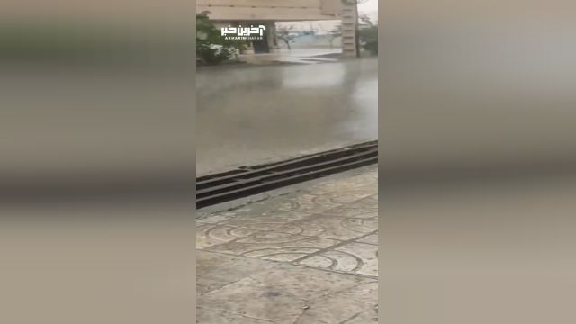 تصاویری از بارش باران تابستانه در مشهد