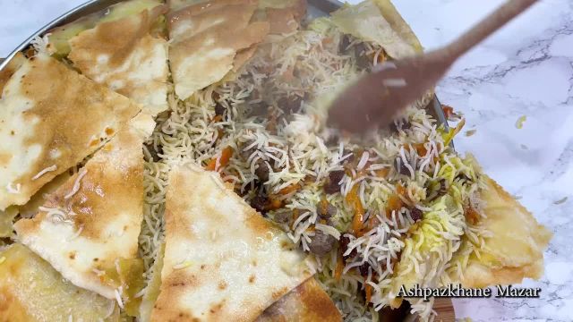 طرز تهیه صافی پرده پلو غذای خوشمزه و مجلسی افغانی