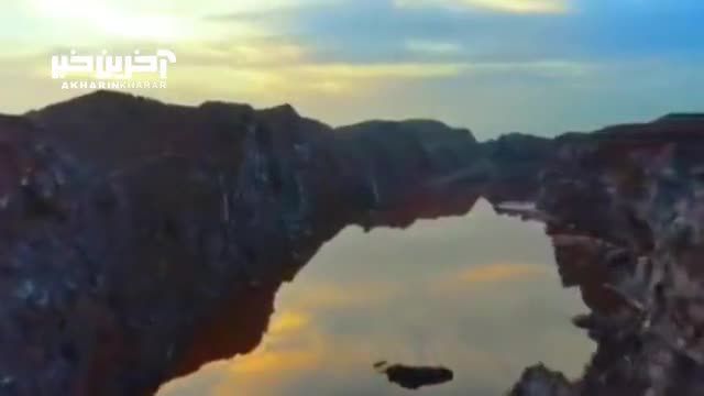 آبشار ابر در مرز سمنان و مازندران | ویدئو دیدنی