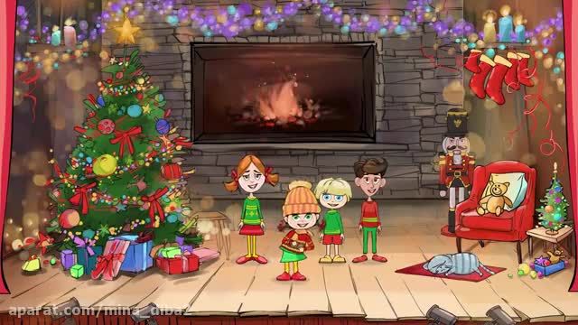 کلیپ کریسمس مبارک کودکانه به زبان انگلیسی