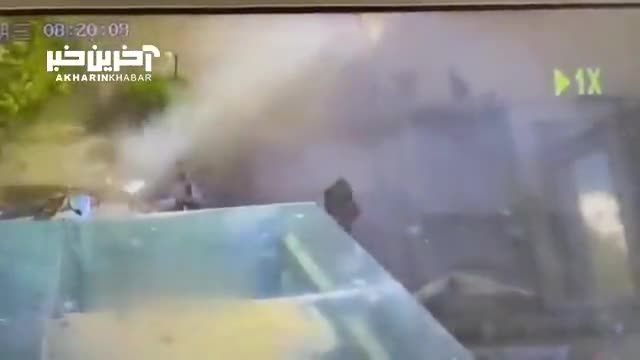 درگیری ناگوار! لحظه انفجار گاز در چین