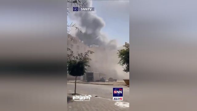 برج های مسکونی  زیر آتش جنگنده‌ های اسرائیلی