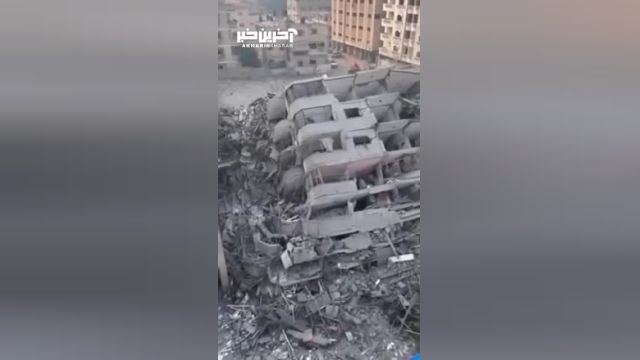 ویرانی‌ های بجا مانده از حمله هوایی رژیم صهیونیستی به بیت لاهیا