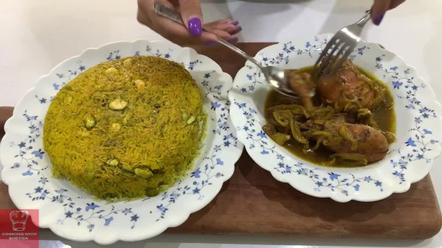 طرز تهیه باقالی پلو با مرغ خوشمزه و عالی غذای مجلسی ایرانی