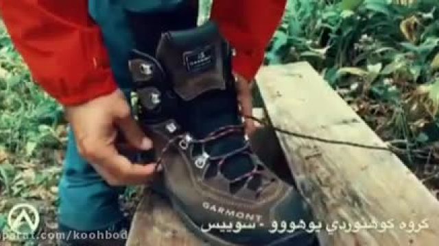 روش صحیح بستن بند کفش کوهنوردی