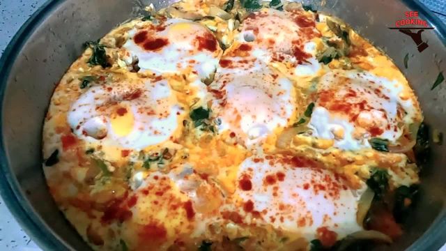 طرز تهیه صبحانه افغانی با تخم مرغ و سبزیجات فوق العاده مقوی
