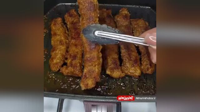 فیلم طرز تهیه کوبیده در ماهیتابه رژیمی با گوشت چرخ کرده