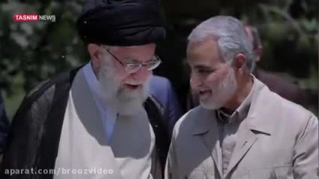 کلیپ آلبوم از عکس های شهید سربلند قاسم سلیمانی با نوحه زیبای آذری