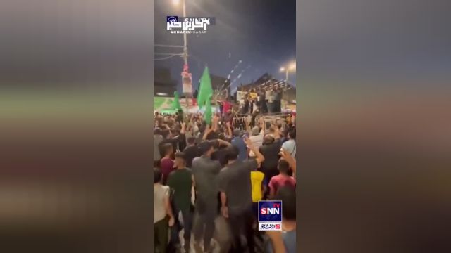 تظاهرات فلسطینی‌های ساکن رفح در حمایت از حماس و مقاومت